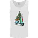 Christmas Scooter Xmas MOD Moped Mens Vest Tank Top White