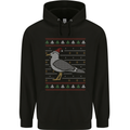 Christmas Seagull Xmas Pigeon Childrens Kids Hoodie Black