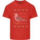Christmas Seagull Xmas Pigeon Kids T-Shirt Childrens Red