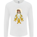 Christmas Sleigh Dogs Mens Long Sleeve T-Shirt White