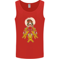 Christmas Sleigh Dogs Mens Vest Tank Top Red