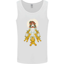 Christmas Sleigh Dogs Mens Vest Tank Top White