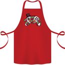 Christmas Snow Video Game Controller Joypad Xmas Cotton Apron 100% Organic Red