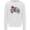 Christmas Snow Video Game Controller Joypad Xmas Kids Sweatshirt Jumper White