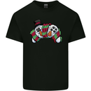 Christmas Snow Video Game Controller Joypad Xmas Kids T-Shirt Childrens Black