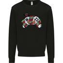 Christmas Snow Video Game Controller Joypad Xmas Mens Sweatshirt Jumper Black