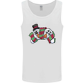 Christmas Snow Video Game Controller Joypad Xmas Mens Vest Tank Top White