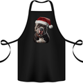 Christmas Staffy Staffordshire Bull Terrier Dog Cotton Apron 100% Organic Black