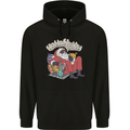 Christmas Stoned Santa Funny Weed Bong Childrens Kids Hoodie Black