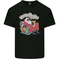 Christmas Stoned Santa Funny Weed Bong Kids T-Shirt Childrens Black