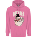Christmas Sucks Bah Humbug Snowman Xmas Childrens Kids Hoodie Azalea