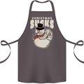 Christmas Sucks Bah Humbug Snowman Xmas Cotton Apron 100% Organic Dark Grey