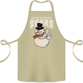 Christmas Sucks Bah Humbug Snowman Xmas Cotton Apron 100% Organic Khaki