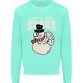 Christmas Sucks Bah Humbug Snowman Xmas Kids Sweatshirt Jumper Peppermint