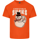 Christmas Sucks Bah Humbug Snowman Xmas Kids T-Shirt Childrens Orange