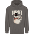 Christmas Sucks Bah Humbug Snowman Xmas Mens 80% Cotton Hoodie Charcoal