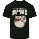 Christmas Sucks Bah Humbug Snowman Xmas Mens Cotton T-Shirt Tee Top Black