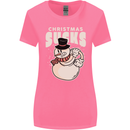 Christmas Sucks Bah Humbug Snowman Xmas Womens Wider Cut T-Shirt Azalea