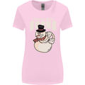 Christmas Sucks Bah Humbug Snowman Xmas Womens Wider Cut T-Shirt Light Pink