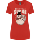 Christmas Sucks Bah Humbug Snowman Xmas Womens Wider Cut T-Shirt Red
