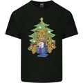 Christmas T-Rex & Unicorn Funny Xmas Gift Kids T-Shirt Childrens Black