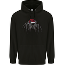 Christmas Tarantula Funny Xmas Hat Spider Childrens Kids Hoodie Black
