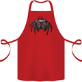 Christmas Tarantula Funny Xmas Hat Spider Cotton Apron 100% Organic Red