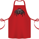 Christmas Tarantula Funny Xmas Hat Spider Cotton Apron 100% Organic Red