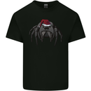 Christmas Tarantula Funny Xmas Hat Spider Kids T-Shirt Childrens Black