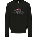 Christmas Tarantula Funny Xmas Hat Spider Mens Sweatshirt Jumper Black