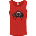 Christmas Tarantula Funny Xmas Hat Spider Mens Vest Tank Top Red