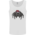 Christmas Tarantula Funny Xmas Hat Spider Mens Vest Tank Top White
