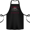 Christmas Tarantula Funny Xmas Spider Cotton Apron 100% Organic Black