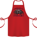 Christmas Tarantula Funny Xmas Spider Cotton Apron 100% Organic Red