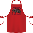 Christmas Tarantula Funny Xmas Spider Cotton Apron 100% Organic Red