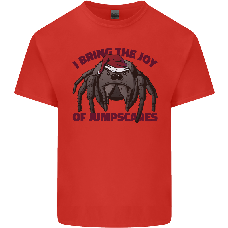 Christmas Tarantula Funny Xmas Spider Kids T-Shirt Childrens Red