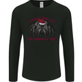 Christmas Tarantula Funny Xmas Spider Mens Long Sleeve T-Shirt Black