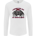 Christmas Tarantula Funny Xmas Spider Mens Long Sleeve T-Shirt White