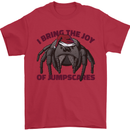 Christmas Tarantula Funny Xmas Spider Mens T-Shirt 100% Cotton Red