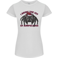 Christmas Tarantula Funny Xmas Spider Womens Petite Cut T-Shirt White