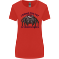 Christmas Tarantula Funny Xmas Spider Womens Wider Cut T-Shirt Red