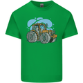 Christmas Tractor Farming Farmer Xmas Kids T-Shirt Childrens Irish Green