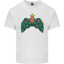 Christmas Tree Video Game Controller Joypad Xmas Kids T-Shirt Childrens White