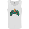Christmas Tree Video Game Controller Joypad Xmas Mens Vest Tank Top White