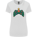 Christmas Tree Video Game Controller Joypad Xmas Womens Wider Cut T-Shirt White