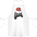 Christmas Video Game Controller Gaming Joypad Cotton Apron 100% Organic White
