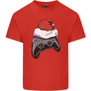 Christmas Video Game Controller Gaming Joypad Mens Cotton T-Shirt Tee Top Red