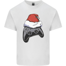 Christmas Video Game Controller Gaming Joypad Mens Cotton T-Shirt Tee Top White