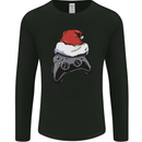 Christmas Video Game Controller Gaming Joypad Mens Long Sleeve T-Shirt Black