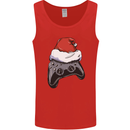 Christmas Video Game Controller Gaming Joypad Mens Vest Tank Top Red